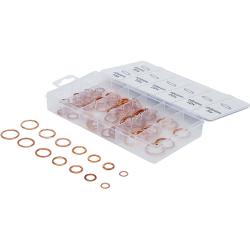 Surtido de juntas tóricas - Diámetro de 8 a 20 mm - Material cobre - 95 uds.