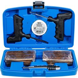 Kit de réparation de pneus - y compris bouchons de réparation de pneus, pâte de montage, etc. - 54 pièces