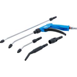 Juego de pistola de soplado de aire comprimido - presión de trabajo 11 bar - con 5 accesorios