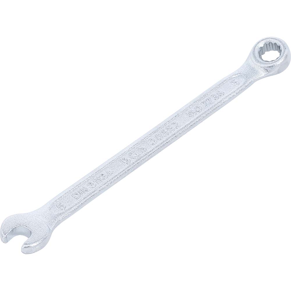 Llave combinada - Acero cromo-vanadio - Doce caras - Anchura de llave de 4 pulgadas a 23 mm - Longitud de 100 a 270 mm