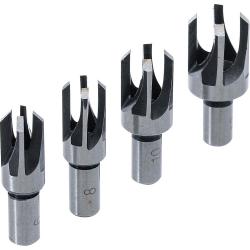 Tenon borsett - 4 stk - 6 - 8 - 10 - 13 mm