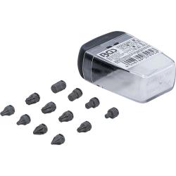 Erikoiskärkisarja - 6,3 mm (1/4") kuusiokolopää - erikoisräikkäavaimelle - 12-osainen.