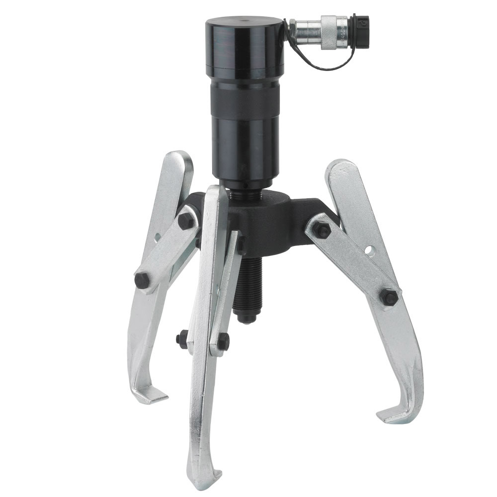 Extractor hidráulico - de 3 brazos - carrera del pistón 50 mm - con y sin piezas hidráulicas