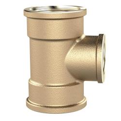 R&eacute;duction en T - laiton brillant - 3 x filetage femelle G - Pression de service max. 16 bars - prix &agrave; l'unit&eacute;