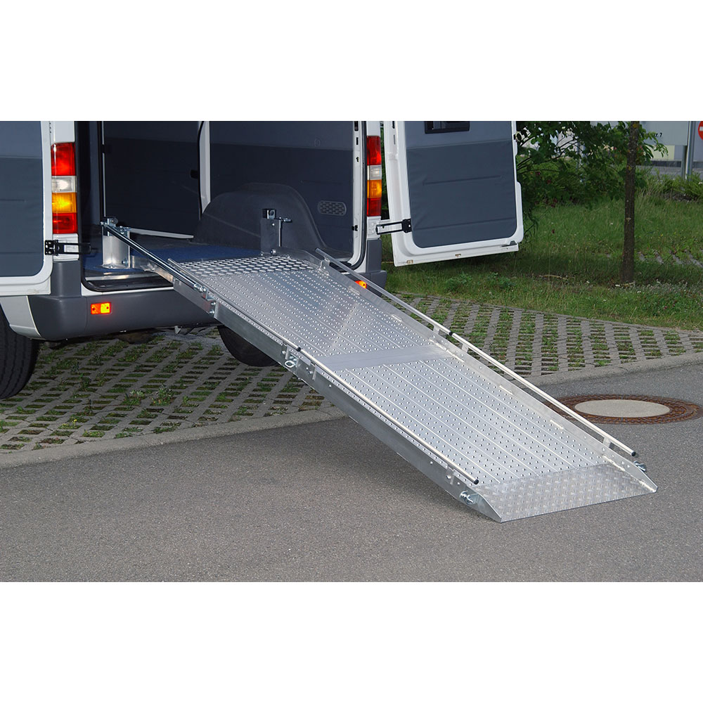 Rullstolsramp - typ RLK - vikbar - till 350 kg - till 2,80 m längd