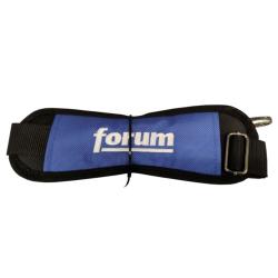 Draagriem - afmetingen 1000x30 mm - zwarte riem met blauw-witte opdruk