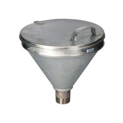 Vultrechter voor vaten met spongat - trechter Ø 300 mm - hoogte 350 mm - buitenschroefdraad 2 inch