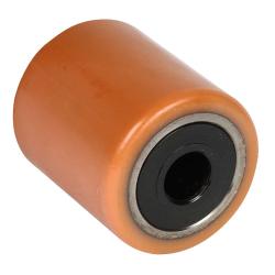Rolka nośna - dla „BT / Toyota” - koło z wulkolanu - obręcz odlewana - Ř koła 85 mm - szerokość koła 95 mm - Ř otworu osi 25 mm