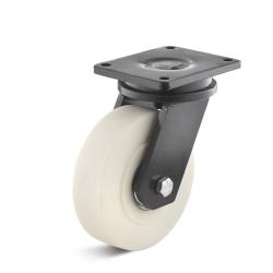 Schwerlast-Lenkrolle - Gusspolyamidrad - Rad-&Oslash; 200 mm - Radbreite 80 mm - Bauh&ouml;he 280 mm - Tragkraft 4500 kg - Preis per St&uuml;ck
