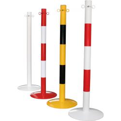 Łańcuch po - stal - z oczkami - 1000mm - około 7 kg - czerwony / biały / żółty - z Bodenp