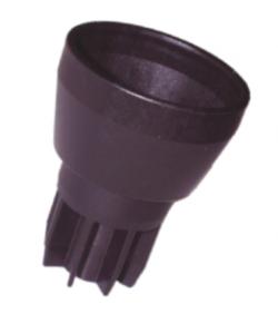 Adapter verkeerskegel/valse signaal flitslamp LED - kunststof