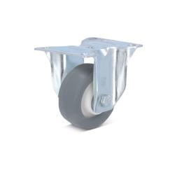 Bockrolle - Thermoplastrad - Rad-&Oslash; 80 mm - Bauh&ouml;he 100 mm - Tragkraft 120 kg
