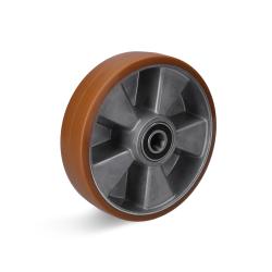 Polyurethanrad - Aluminiumfelge - Kugellager - Rad-&Oslash; 200 mm  - Radbreite 50 mm - Tragkraft 800 kg - Preis per St&uuml;ck