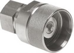 Hydraulische snelkoppeling. Schroefkoppeling - stekker - VA 1.4404 - met binnendraad