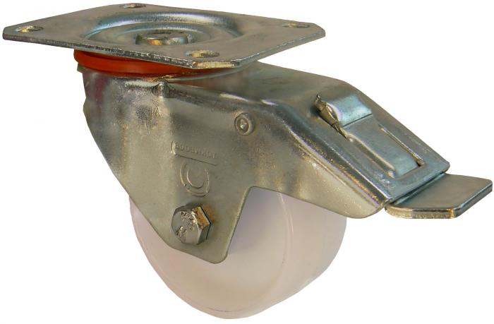 Roulette pivotante - roue en polyamide - Ø de roue 80 à 250 mm - hauteur totale 100 à 297 mm - charge max. 150 à 700 kg