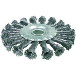 Skivborste/flätad rundborste "BGS" - för vinkelslipning - borrhål 22,2