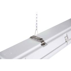 Gancho de suspensión para fijar una cadena de suspensión (1 pulgada) - adecuado para la luminaria EX X-LUX STANDARD Z1 - luminaria a prueba de humedad