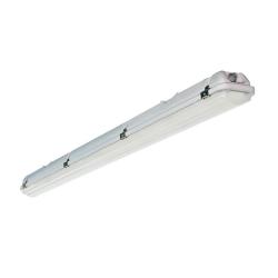 Dæmpebestandig armatur som sikkerhedsarmatur FL-LUX STANDARD - polycarbonathus - automatisk testfunktion eller centralforsyning - forskellige versioner