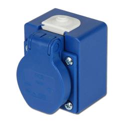 Aufputzsteckdose - Polyamid - 16 A 230 V - IP 44 - 2-polig - mit Schutzkontakt