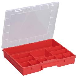 Sortimentboks EuroPlus Basic 37/12 - med 12 faste rom - ytre mål (BxDxH) 370 x 295 x 60 mm