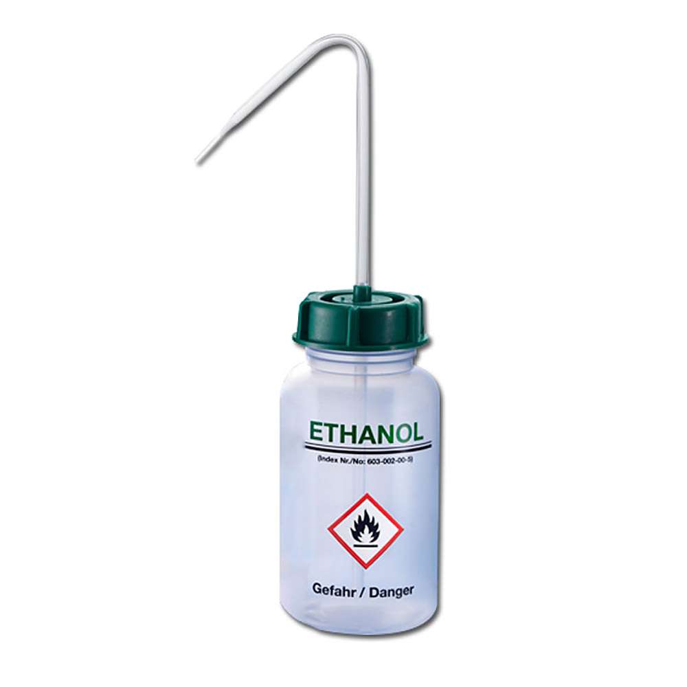 Weithalsspritzfalsche Serie 303 LDPE - mit Gefahrgutaufdruck