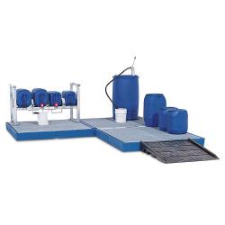 Elemento da pavimento"BK" portata 800 kg vol. di raccolta. 125-400 L