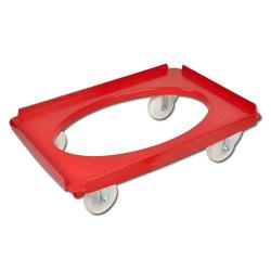Carro de transporte - galvanizado/acero inoxidable - capacidad de carga hasta 250 kg