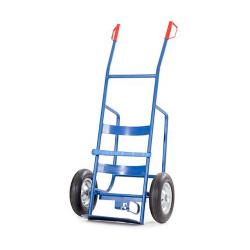 Carrello per fusti FKZ - acciaio verniciato - piastra di base e cinghia di ancoraggio - per fusti da 60 e 200 litri