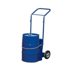 Wózek do beczek typu BK-60 - stal - opony z pełnej gumy - do pojemników do 60 litrów - nośność 120 kg