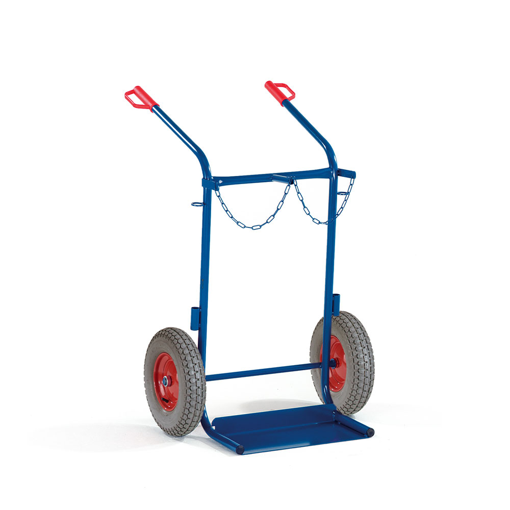 Schweißerkarren - Stahl - Tragkraft 150kg - Höhe 1500mm - für 2 Flaschen