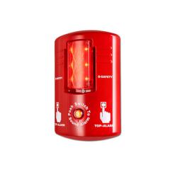 TOP-ALARM - manueller Alarm mit Sirene und Blitzlicht - Abmessungen (H x B x T)  260 x 160 x 75 mm - Schutzart IP55