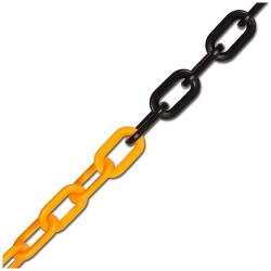 Kunststof ketting "POLLUX" - PP - lengte 3 m - geel/zwart