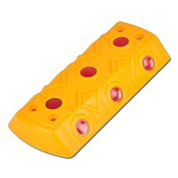 Markeringspen - PPC - geel - 100x220x32 mm - reflecterend