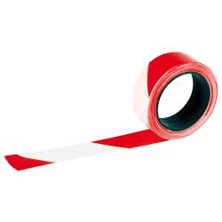Waarschuwingslint - CATU AL-139 - Afmetingen 50 mm x 100 m - rood/wit - tijdelijk