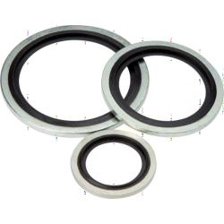 Anello di tenuta idraulico - con inserto in FKM - per filettature metriche - filettatura M 8