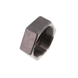 Ändkåpa - rostfritt stål 1.4408 - gänga Rp 3" - PN 16 bar