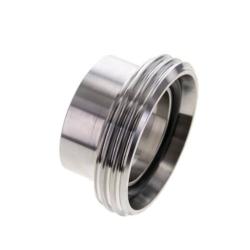 Kierreliitin hitsattavaksi - maitokierre - Rd 65 x 1/6" - putken halkaisija 48,3 mm - ruostumaton ter&auml;s 1.4301