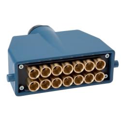 Mehrfachkupplung - Stecker & Muffe - 10 Leitungen - f&uuml;r Schlauch Au&szlig;en-&Oslash; 8 mm - -0,99 bis 15 bar