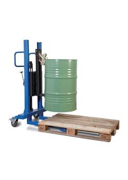 Vatlift Servo FL 8-M - gelakt staal - smal onderstel - voor vaten van 60 tot 200 liter