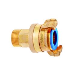 GEKA® plus gängstycke SHK - med utvändig gänga - blyfri mässing - EPDM blå - utvändig gänga G3/4" eller G 1" - 5 styck - pris per styck