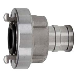 Złącze Storz z kr&oacute;ćcem na wąż - obrotowe - aluminium lub stal nierdzewna - rozmiar Storz od 25-D do 110-A - PN 16 bar - cena za sztukę