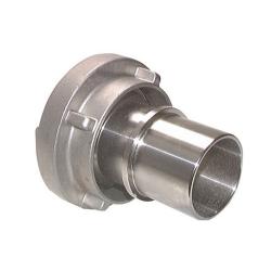 Złącza Storz z przyłączem węża do zacisku płaszczowego, obrotowe - 52-C - PN 16 - wąż DN 38-50 mm - aluminium, mosiądz, stal nierdzewna