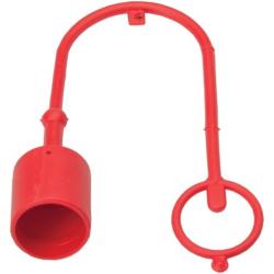 Dust cover - for plugs - ISO 7241-1 B - red - DN 25
