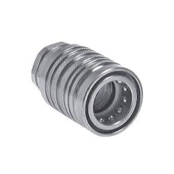 Hydraulische steekkoppeling - type mof - buisaansluiting DIN 2353 - verzinkt staal