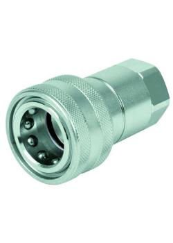 Steekkoppeling serie ST-HNV - Mof - Chroomstaal - DN 5 tot 50 - Maat 2 tot 32 - IG G (NPT) 1/8" tot G 2" - PN tot 500