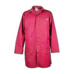 Berufsmantel "MG 300" Planam - 35/65% MG - Größe 64 - rot