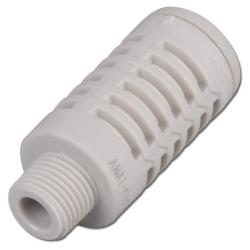 Silenciador de alto rendimiento - Reducción del ruido de 40 dB(A) - Serie ANA1 - - Tamaño de conexión R(PT) 3/8"