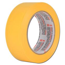 Beschermende kleefband - PVC - geel - breedte 30 mm - lengte 33 m - prijs per rol