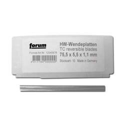 Wisselplaat HW - 75,0x5,5x1,1 - voor elektrische handschaafmachine AEG HTH 75 - prijs per stuk