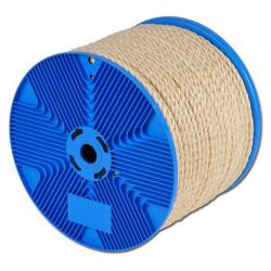 Sisalrep - Ø 10 mm - 3-trådigt - material hårdfiber - max lastkapacitet 78 kg - pris per meter